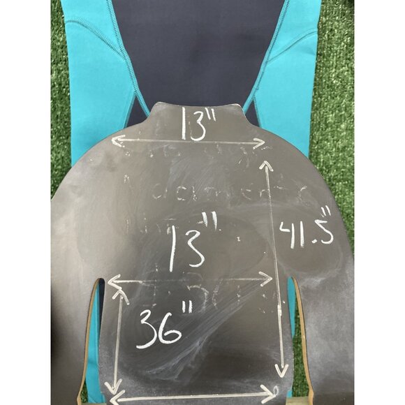 Vofiw Full Body Swimsuit Youth Kids Black Blue Zipper Back Size 10 - Picture 9 of 13